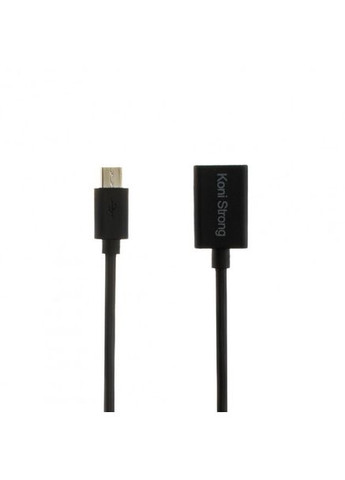 Кабель OTG Micro USB STRONG KS06 довжина 16 см чорний Koni (293346976)