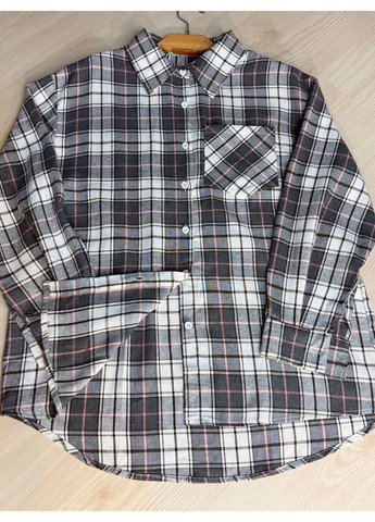 Серая рубашка No Brand