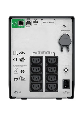 Источник бесперебойного питания (ИБП) Smart-UPS C 1000VA 230V LCD IEC (SMC1000IC) [137968] APC (400901259)