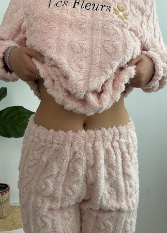 Пудрова всесезон тепла піжамка колекції "примха"(кофтинка, штани) VIDCHUY