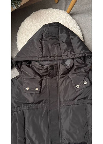 Комбінована демісезонна курточка для хлопчика демісезонна колір чорний 10972 No Brand