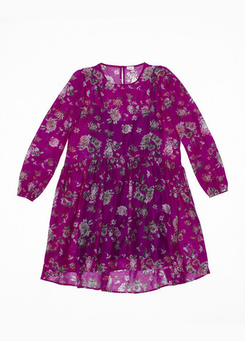 Фуксиновое (цвета Фуксия) платье демисезон,фуксии в узоры,pimkie No Brand