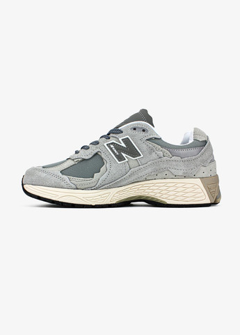 Сірі всесезон кросівки чоловічі і жіночі new balance 2002r protection pack gray | нью беланс 2002r сірі No Brand