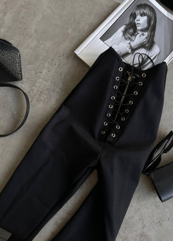 Лосини високої посадки на блискавці зі шнурівкою Tik-Tak (341735855)