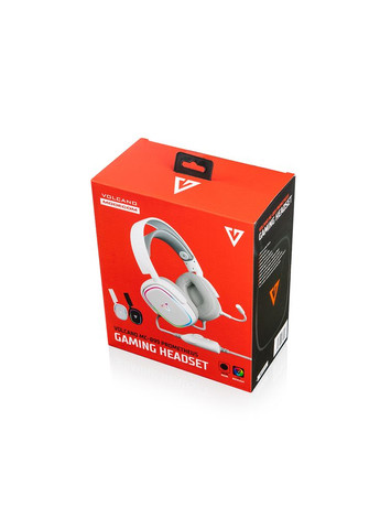 Игровая гарнитура Volcano RGB Prometheus 7.1 White USB Modecom (314780209)