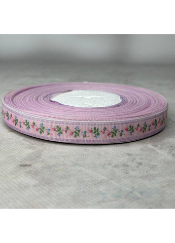 1,5 см Стрічка репсова з принтом на метраж - #746/1 бузковий Plus-plus (353393194)