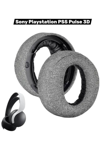Амбушури для навушників PlayStation PS5 Pulse 3D Wireless Headphones з охолоджувальним гелем Сірі Sony (366089353)