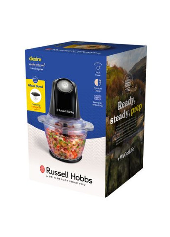 Измельчитель 2713156 Matte Charcoal Mini Chopper Russell Hobbs (304531173)