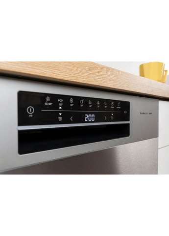 Посудомийна машина GS643D90X, 16компл., A+++, 60см, дисплей, 3 кошика, AquaStop, сірий Gorenje (364275255)