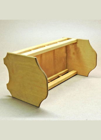 Кровать для кукол из дерева Рапунцель карри (КРТ-000202) No Brand (328605905)