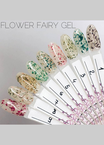 Цветочный гель для дизайна ногтей с сухоцветами ТМ " " 5 гр. Saga (342376504)