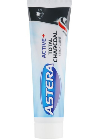 Зубна паста Activ + Total Charcoal 100ml (756037-31289) Astera (368634363)