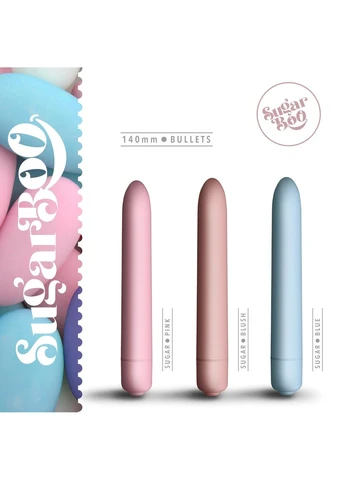 Мінівібратор Sugar Blue, 10 рівнів інтенсивності SugarBoo (297573417)