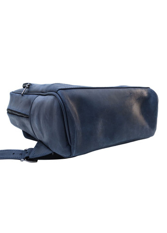 Синій чоловічий шкіряний рюкзак з вінтажній шкіри N1003KB Newery (303830670)