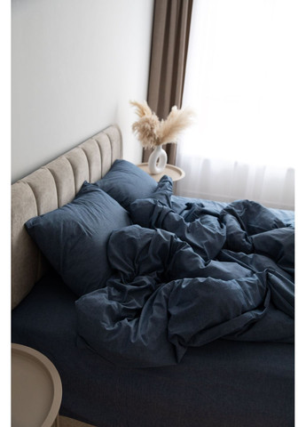 Постельное белье вареный хлопок "Белый" Полутораспальный, Классическая простыня, наволочки 50х70 IN.HOME_UA (371141802)