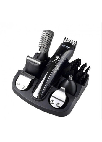 Машинка для стрижки Бритва Триммер  KM-600 11 в 1 Стайлер с подставкой Kemei (331639230)