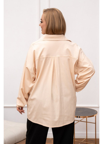 Кремовая праздничный, классическая рубашка RiMari