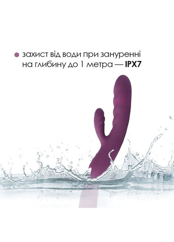 Вибратор кролик Avery Lilac со двигающимся стволом движение вперед назад вибромассажер для точки G Svakom (298349001)