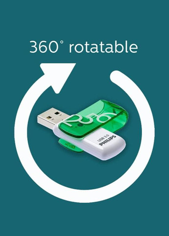 USB флешка Vivid Edition 256GB, USB 3.0 (сток) Philips (296790742)