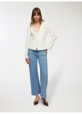 Молочная блузка женщин Terranova