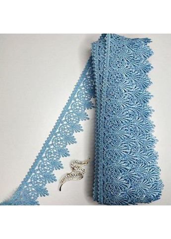 (1 метр) Кружево макраме 5 см цвет - голубой (33М-Y10331М-1) Plus-plus (352744981)