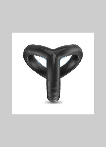 Ерекційне колько силіконове для члена і мошонки чорне на пеніс чоловічий для тривалої ерекції No Brand (341309926)