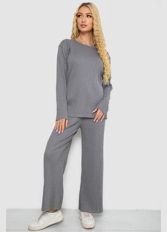 Костюм жіночий в рубчик повсякденний Fashion (346391642)