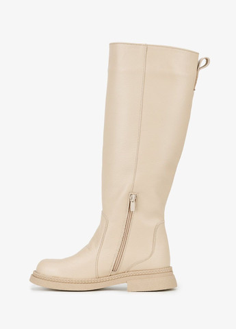 Осенние сапоги женские m81 бежевый shop (2000990860125) Stepln