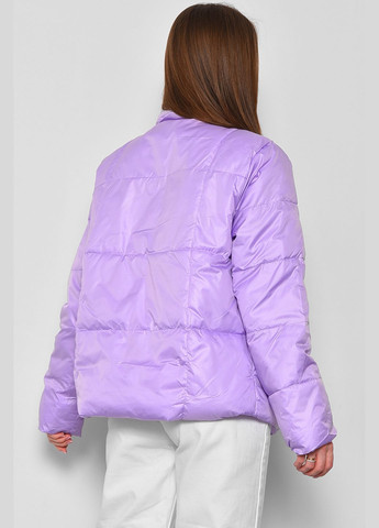 Бузкова демісезонна куртка жіноча демісезонна бузкового кольору Let's Shop
