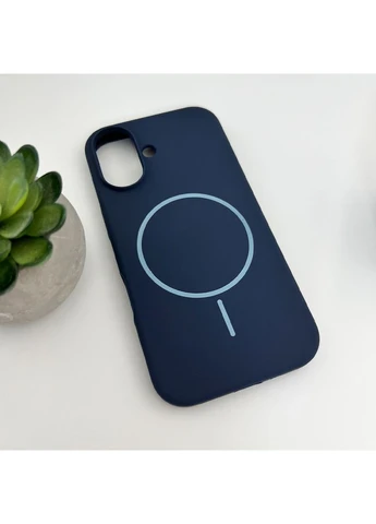 Чехол для смартфона Cosmic для Apple iPhone 16 8, Dark Blue (SilMag16-8) No Brand Silicone Case Magnetic (383133500)