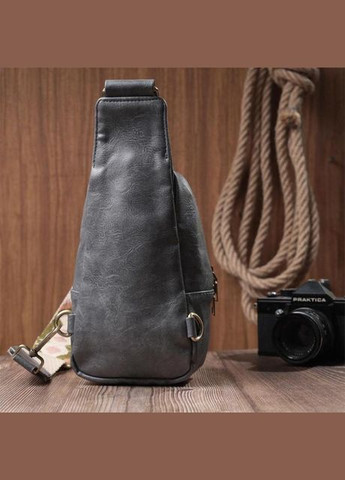 Сумка жіноча через плече сумочка слінг в дорогу планшет спортивний для документів барсетка для телефону Сірий 34609 Vintage (332164435)