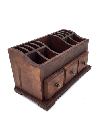 Органайзер настільний з дерева Хемлок капучино (КНЦ-006209) No Brand (328226208)