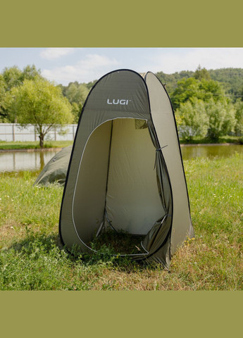 Палатка душ-туалет для кемпинга автомат 120×120×190 (см) тент для душа и туалета туристический LU-015DGR Хаки LUGI (353502662)