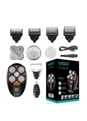 Електробритва чоловіча 5в1 VGR V-316 (315438081)