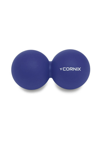 Массажный мяч Lacrosse DuoBall 6.3 x 12.6 см XR0109 Navy Blue Cornix xr-0109 (275654238)