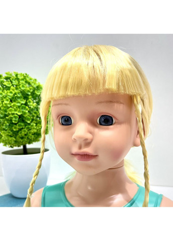 Кукла-манекен для девочки Голова для причесок с аксессуарами бигуди резинки расческа Вид 2 (YM25-2B-С) No Brand (350936082)