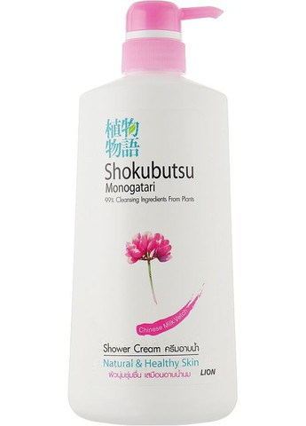 Крем-гель для душа с протеином молока Chinese Milk Vetch 500ml (972325-47821) Shokubutsu (369377517)