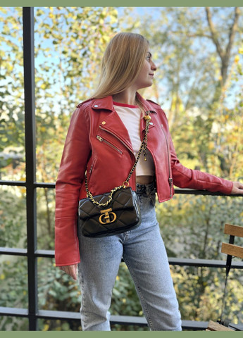 Сумка женская клатч через плечо на длинной декоративной цепочке PTR No Brand (317763283)