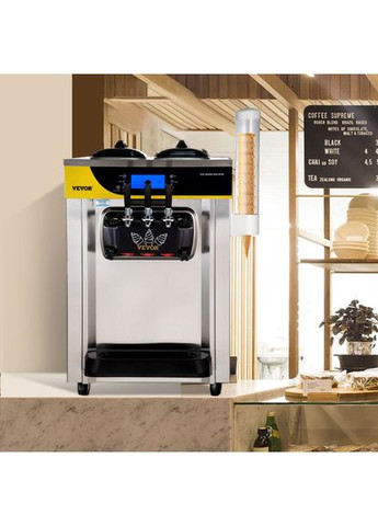 Коммерческая для мягкого мороженого BJH288SR1B-Z, 3 вкуса 22-30 л/час Vevor (351505648)