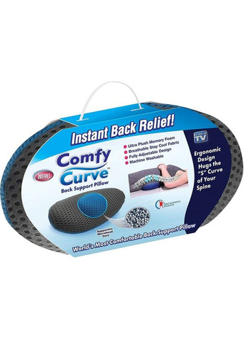 Подушка під спину ортопедична Back Support Pillow Comfy Curve (2081663919) No Brand (328261740)