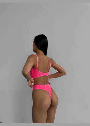 Кислотно-розовый роскошный комплект нижнего белья Simply sexy