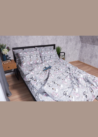 Комплект постільної білизни Бязь Gold Люкс «» сімейний 143х210х2 наволочки 2х70х70 (MS-820001800) Moon&Star Unicorn (285718028)