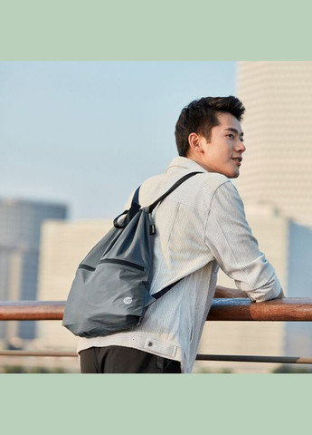 Рюкзак Xiaomi Runmi 90 Ninetygo Lightweight Urban Drawstring Backpack Dark Grey No Brand (264743025)