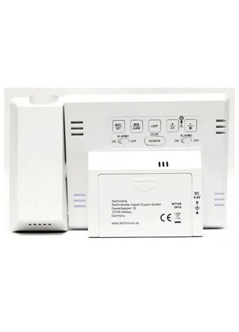 Настільний годинник (DAS301195) Technoline WT549 проекційний White (356149582)