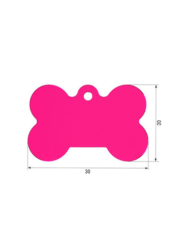 Адресник для собаки Rose 38x25мм Ekostar (367609447)