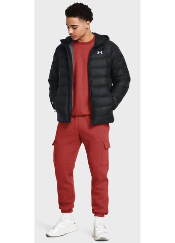 Черная демисезонная куртка мужская legend down hooded jacket (1385837-001) Under Armour