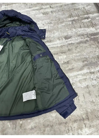 Темно-синяя зимняя куртка зимняя мужская плотная новая ральф поло темно-синяя 1:1 No Brand