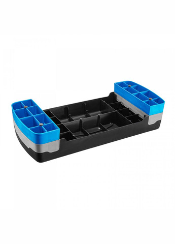 Степ-платформа 2-ступенчатая 69 х 28 х 10-15 см Black/Blue (P-5907222931370) 4FIZJO (301906298)