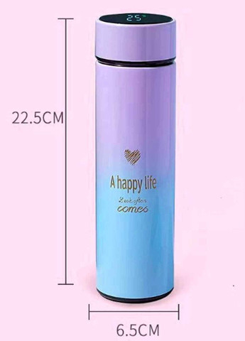 Термос-чашка з інтелектуальним LED-дисплеєм температури, з неіржавкої сталі 480 мл No Brand 4950 (329882422)