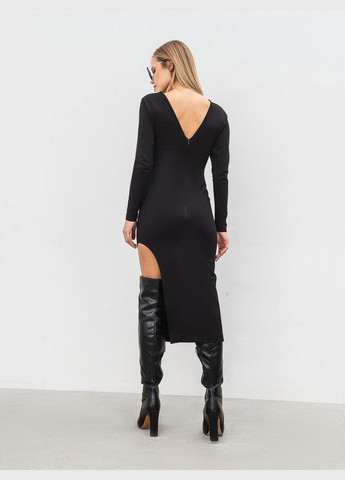 Черное платье Romashka однотонное